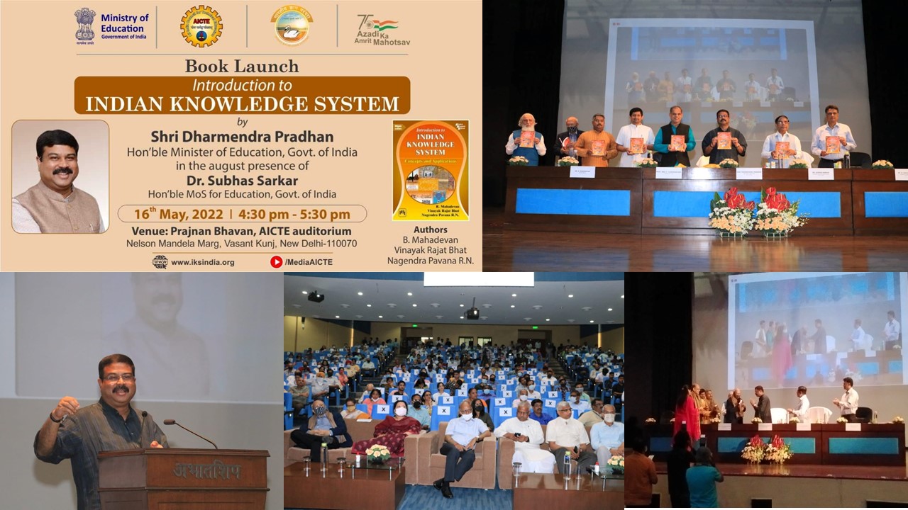 Book Launch of our Introduction to Indian Knowledge System