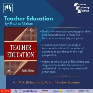 teacher education book by radha mohan